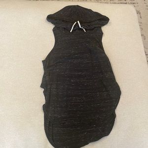 Free people sleeveless hoodie